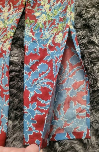 NWT BCBG MAXAZRIA SIZE XXS William Elastic Waist Floral Print Wide Leg Pant $228 - Picture 4 of 8