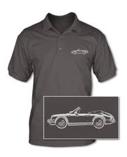 Porsche 911 Convertible Adult Pique Polo Shirt - 10 Colors - German Classic Car