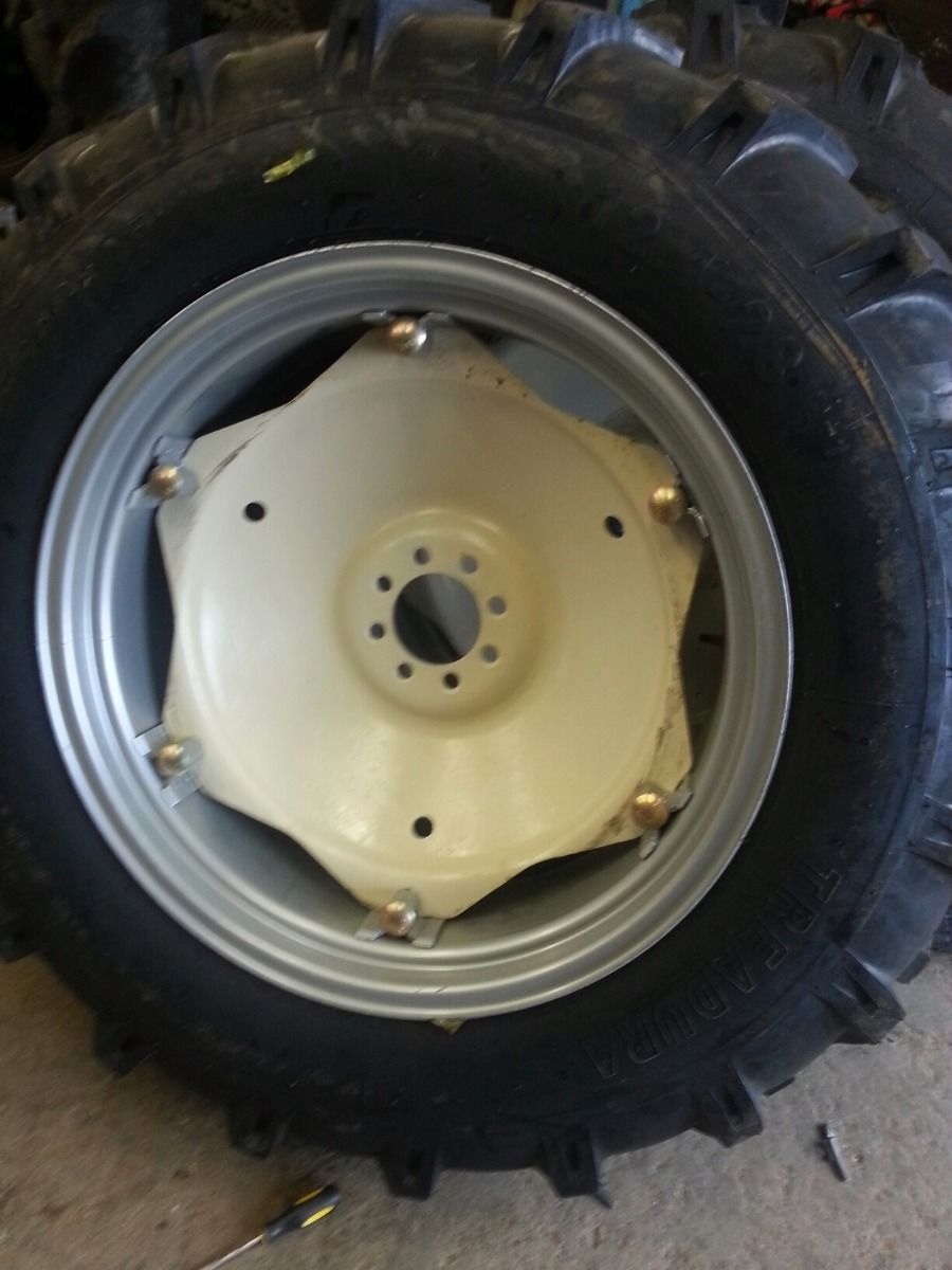 TWO 13.6x28 Massey, Ford R 1 Tractor Tires for Replacement Spin Out