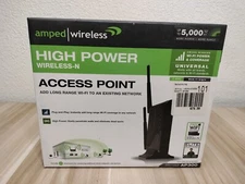 AMPED AP300 HIGH POWER Wireless-N Access Point *SEALED*