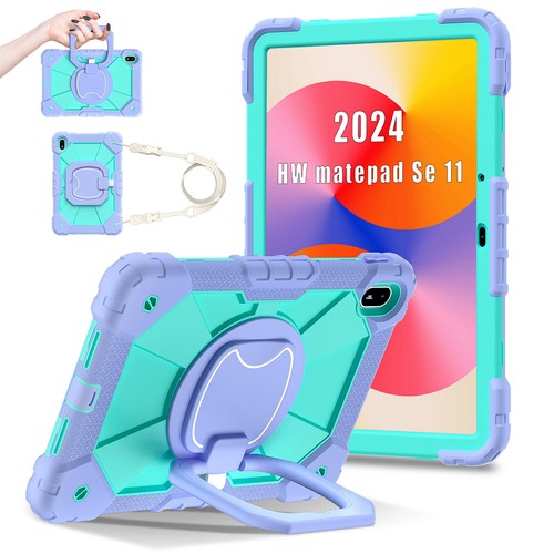 Kid Shockproof Handle Tough Heavy Duty Strap Case Cover For Huawei MatePad 11.5" - Picture 28 of 30