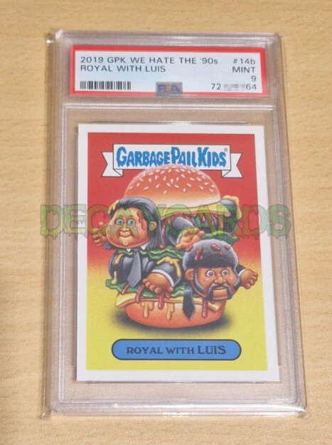 Topps Garbage Pail Kids - PSA 9 Graded Card - Royal With Luis - GPK GBK 90er - Bild 1 von 1