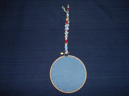 Hoop Art "Shhh....Baby Sleeping" Sign Hand Embroidered - Picture 5 of 5