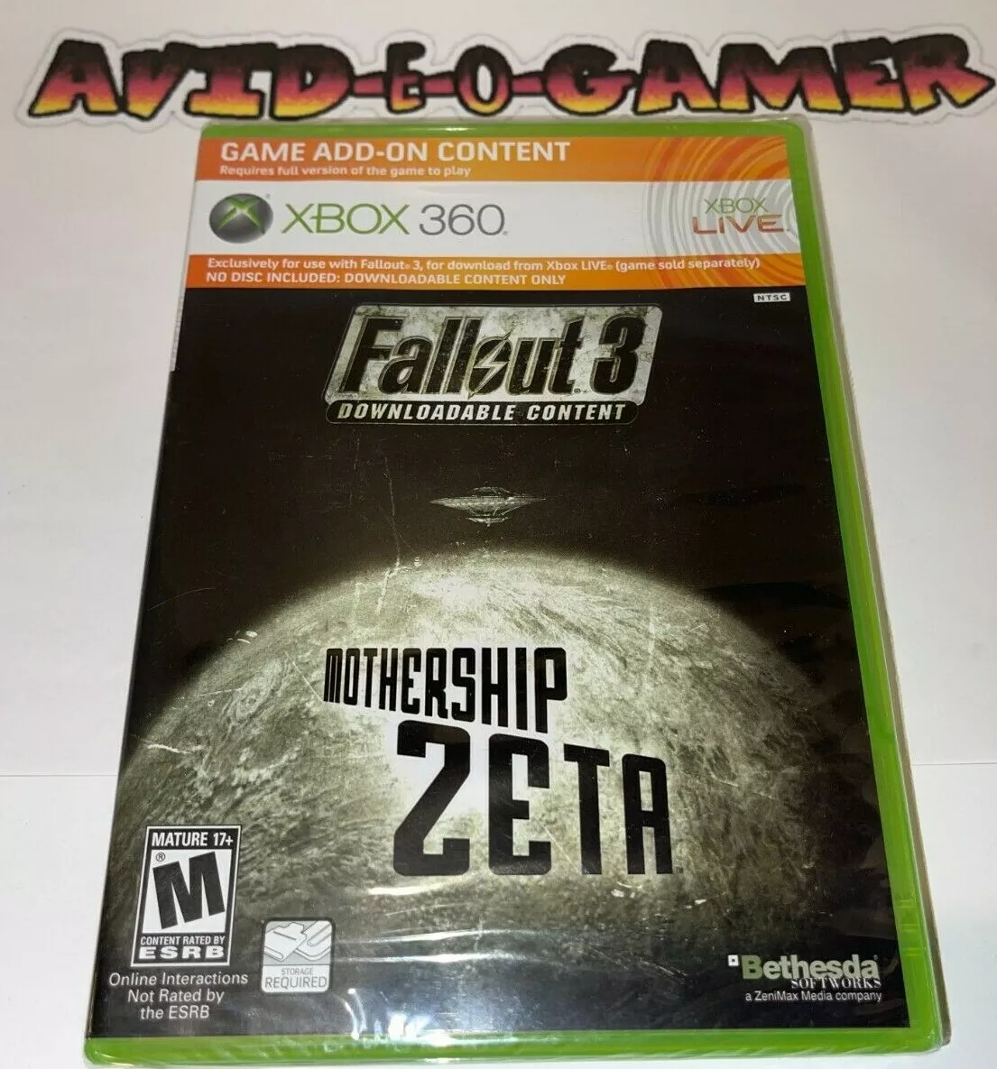 Mavin  Fallout 3 Game Download DLC Xbox One or Xbox 360 - No Disc Included  - EM@IL ONLY