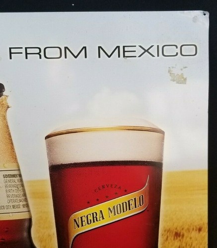 Cerveza Negra Modelo Metal Tin Beer Sign 24" x 18" - Picture 3 of 7