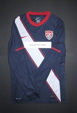 2010 Nike Authentic Usa Usmnt Long Sleeve Player Issue Soccer Jersey Shirt Kit