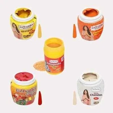 Hari Darshan Chandan Tika Combo Pack of 5 For Daily Pooja and Hawan