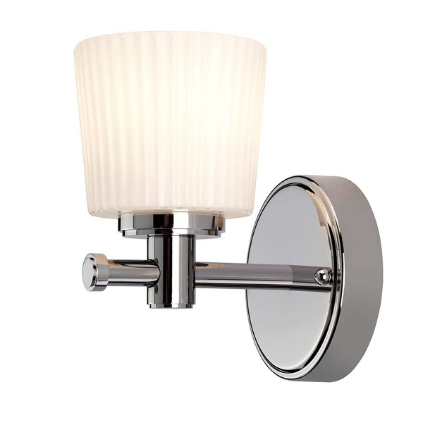 Wandlampe Leuchte Flurlampe AufwäRts Led Glas Spiegelleuchte Weiß Chrom IP44-image