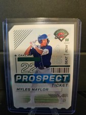 2024 Panini Prospect Edition Baseball Ticket Stub #99 Myles Naylor /22 SSP