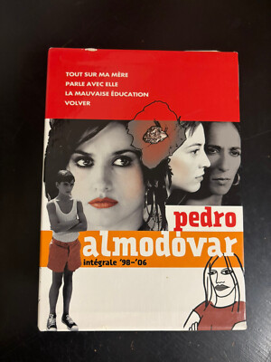 Pedro Almodovar Collection DVD Box Set of 4, French and Spanish language, PAL 2