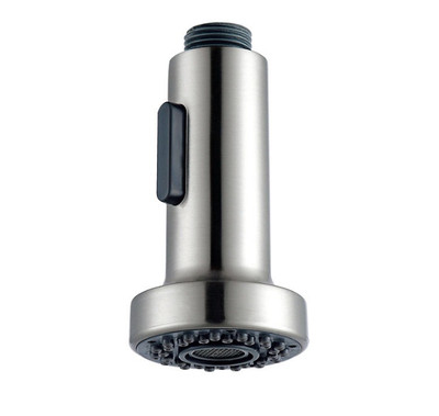 ABS Kitchen Sink Faucet Replacement Pull out Sprayer Head Nozzle Brushed Nickel
