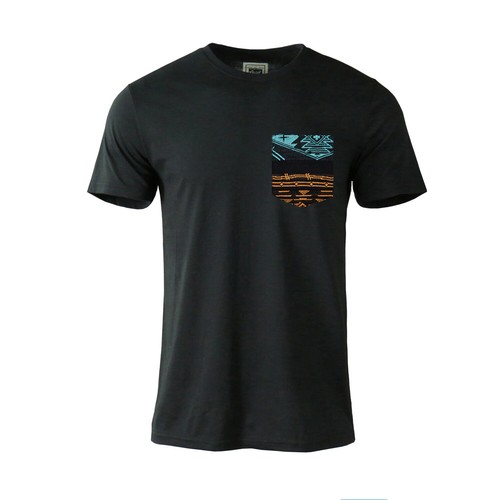 Bellissima T-shirt da taschino Giant Uomo Grafica Crew Casual e Leggera - Foto 72 di 80