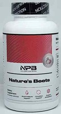 Natures Pure Blend Nature's Beets Dietary Supplement 60 Capsules Exp 3/28