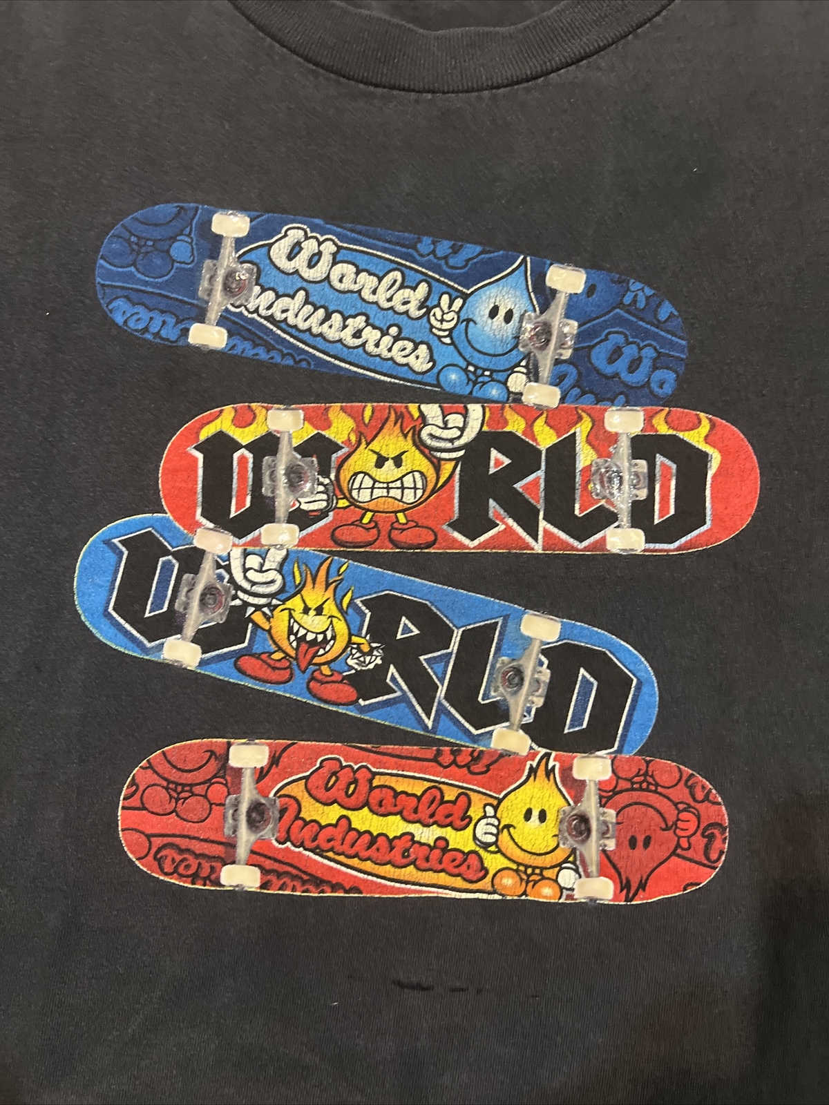 Vintage World Industries Shirt Adult Medium Wet Willy Flameboy Board