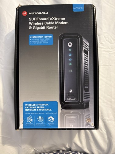 Motorola SURFboard extreme Wireless Cable Modem & Gigabit Router