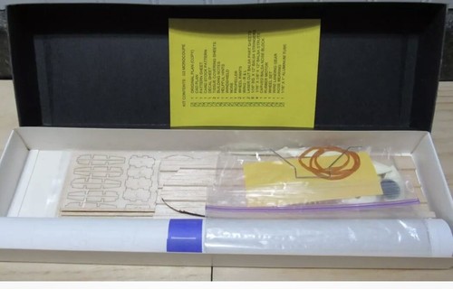 Speedee-Bilt Monocoupe Flying Wood Model Kit G3 - Picture 4 of 4