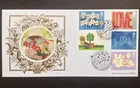GB Benham Gold 2002 Occasions Set on First Day Cover, Greetwell Gainsborough SHS