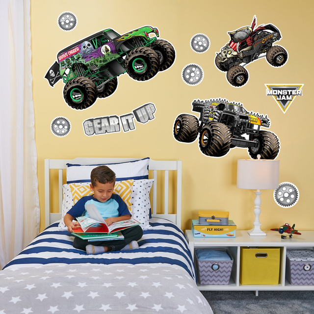Birthdayexpress Monster Jam Party Supplies Decoration Large Wall