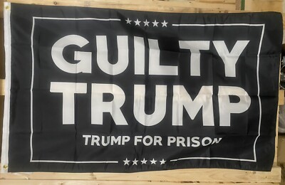 Liberal Flag FREE SHIP Biden Lock Him Up Donald Trump For Prison USA Sign 3x5 