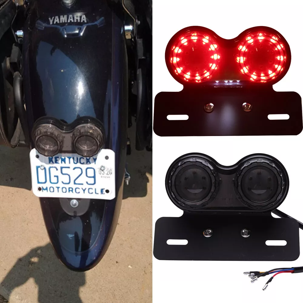 Motorcycle 40 LED Brake Turn Signal Running Tail Light For Yamaha