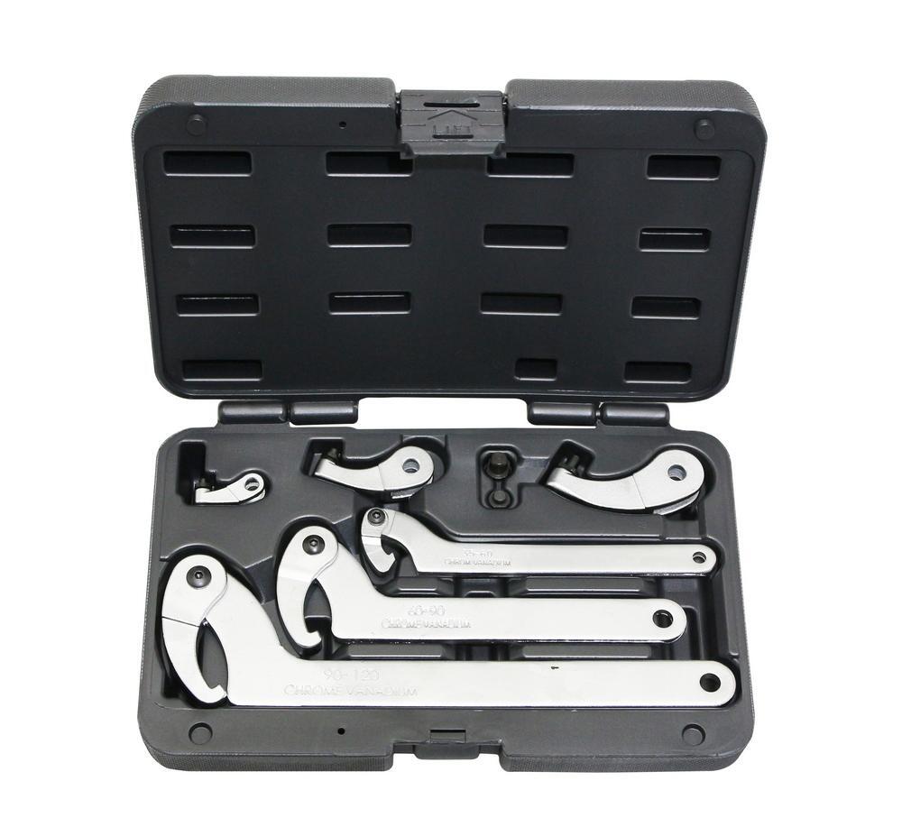 Clé à ergot articulée Buzzetti 35-120mm pour réglage d'amortisseur