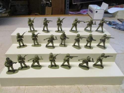 VTG Lot Airfix 1/32 British US Paratroops Army Men Toy Soldiers F78