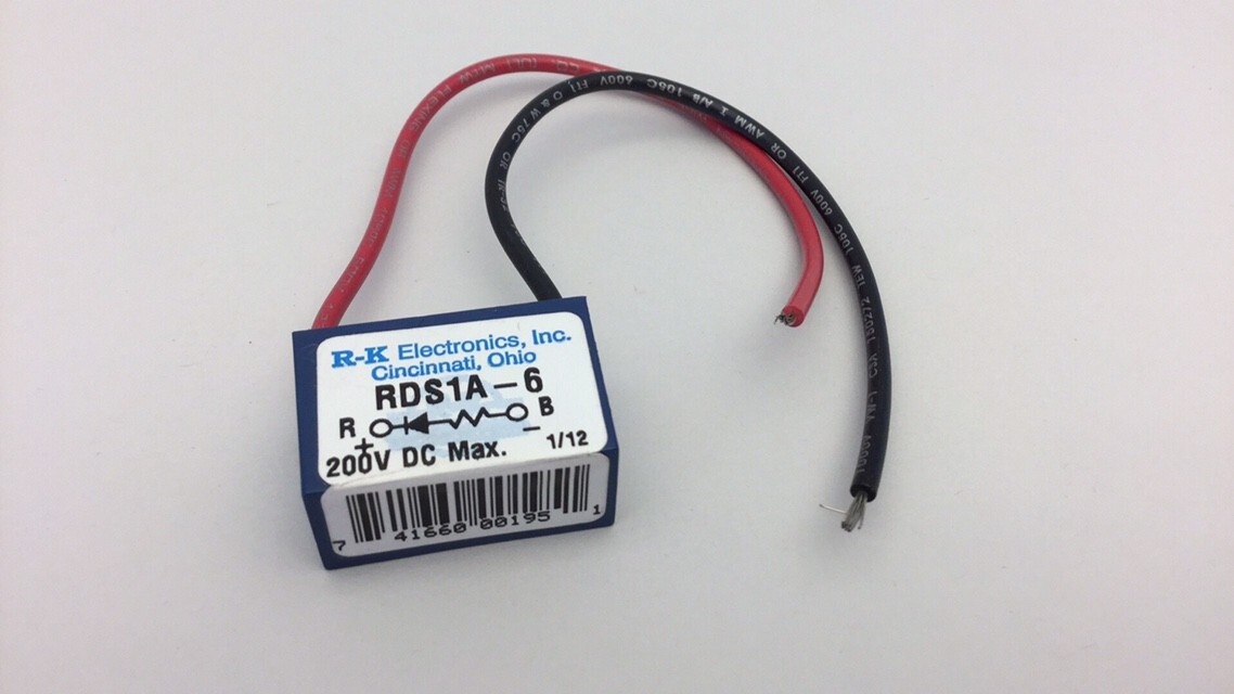 RK Electronics RDS1A-6 Transient Voltage Filter 200V DC Max (Pack of 2)