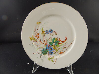 Antique 1876 Flat Plate Porcelain Limoges Charles Field Haviland 23.5 cm