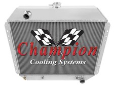 Ar Champion 4 Row Radiator For 1968 - 1979 Ford F-series Chevy Conversion Mc833