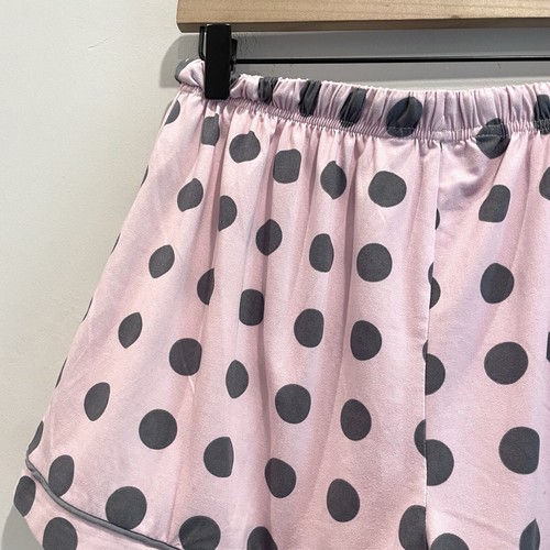 The Royal Standard Women's L Long Sleeve Shirt Polka Dot Shorts 2PC Pajama Set - Picture 16 of 16