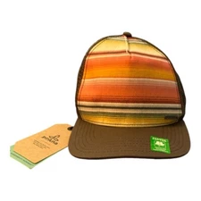 PrAna NWT Flat Brim Vista Truckers Hat-Unisex