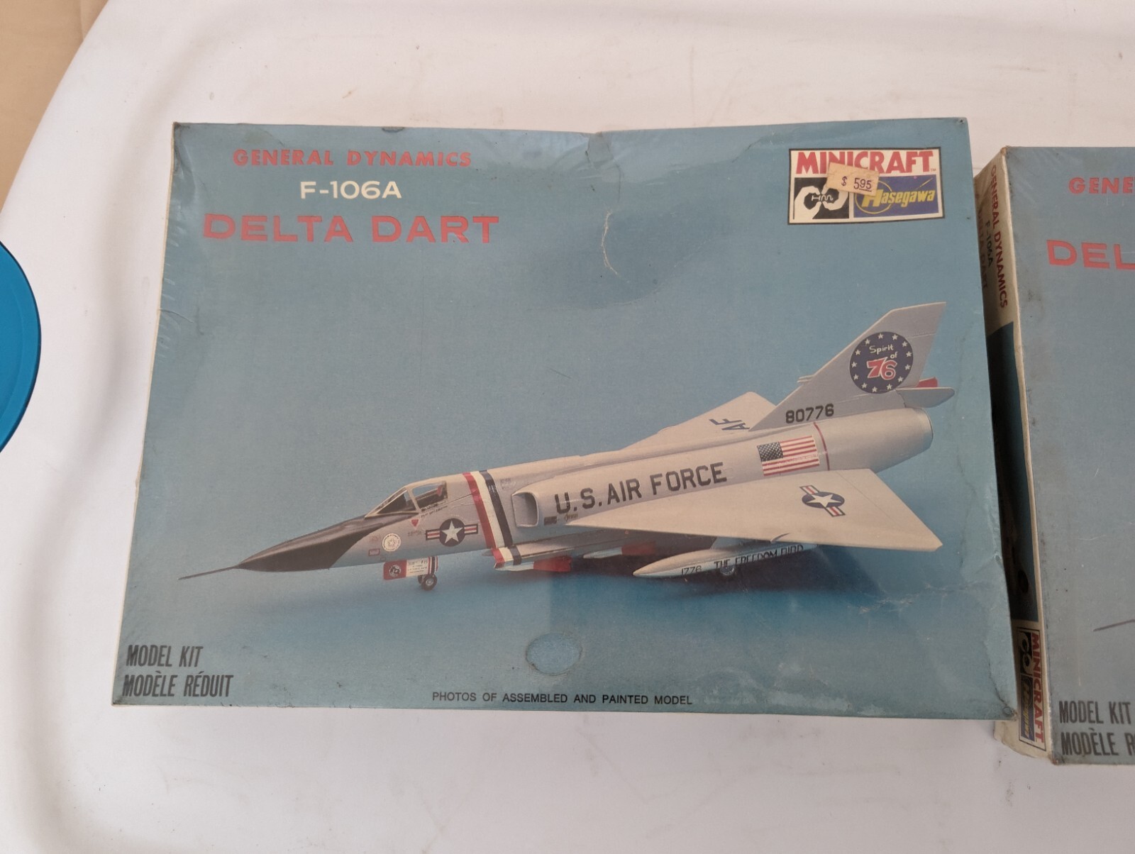 Minicraft Hasegawa F106A Delta Dart Model Airplane Kit 172 1054