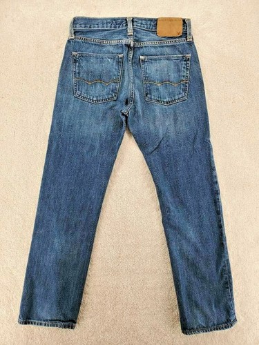 American Eagle Outfitters Herren Größe 28 x 30 schmale gerade Jeans blau Taschen - Bild 3 von 8