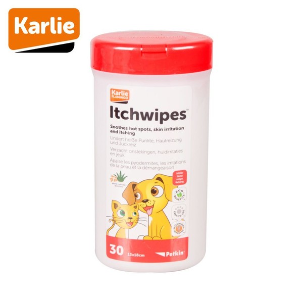 Karlie Petkin - PflegetüCher Gegen Juckreiz Hautreizungen - FüR Hunde & Katzen-image