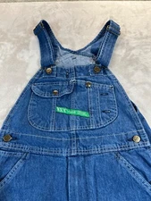 Key Industries Mens Bib Overall High Back Zip Fly Size 32 x 30 NWOT