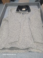 WRANGLER AUTHENTICS PULLOVER FLEECE SWEATSHIRT MEN'S XL GRAY 1/4 Zip EXCELLENT