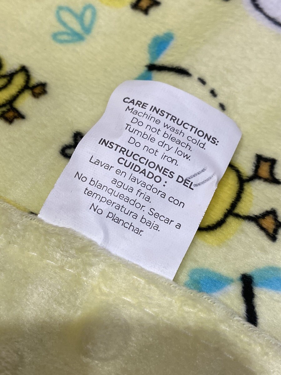 HTF Swiggles Yellow Duck Taggie/Ribbon Minky Dot Security Blanket