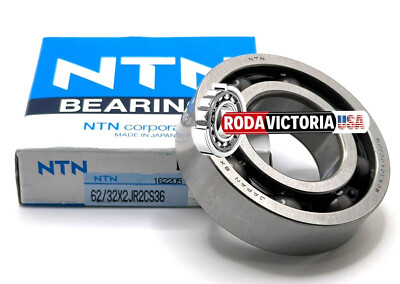 NTN JAPAN 62/32 X2JR2CS36 DEEP GROOVE BALL BEARING, OPEN, NO SEALS 32x65x17mm