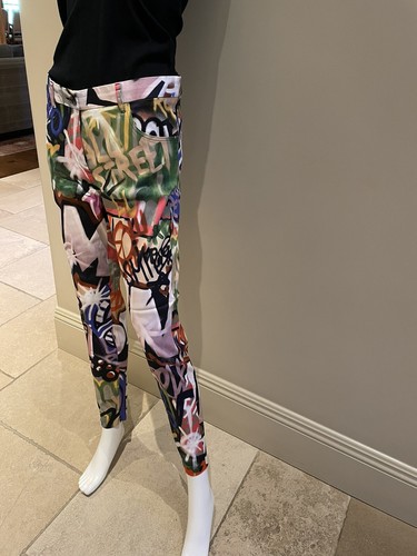 Vintage Moschino Graffiti Pants Size US 10 - Rare Find - Picture 3 of 24