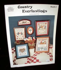 COUNTRY EVERLASTINGS COUNTRY SAMPLER CROSS STITCH PATTERN Book 8 