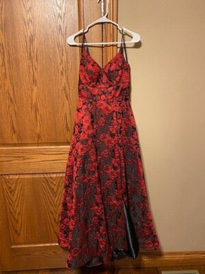 New Junior Size 1/2 Dave & Johnny Red & Black Homecoming Formal Prom Dress | eBay New Junior Size 1/2 Dave & Johnny Red & Black Homecoming Formal Prom Dress | eBay