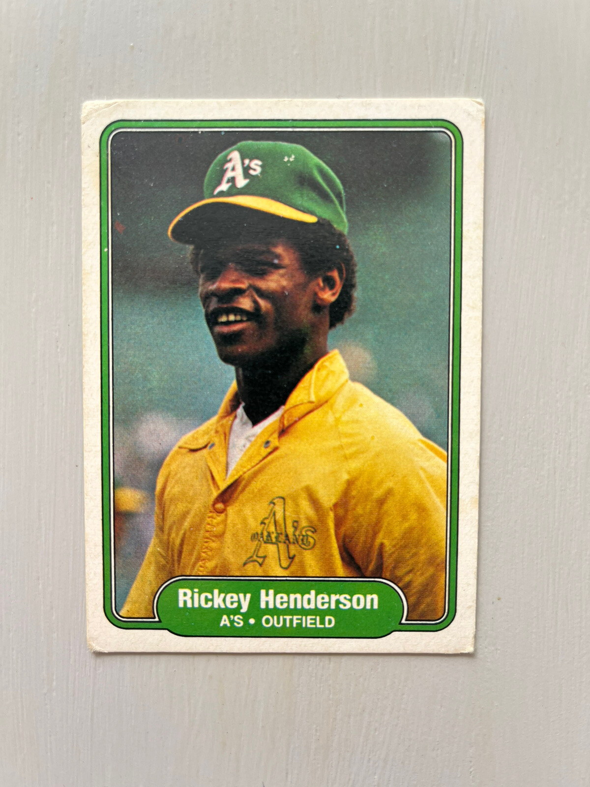 1982 Fleer Rickey Henderson #92 Oakland Athletics HOF