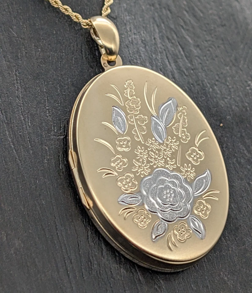 Medallón Amuleto Colgante 333/8K Oro Amarillo 6,35Gr. - Imagen 2 de 4