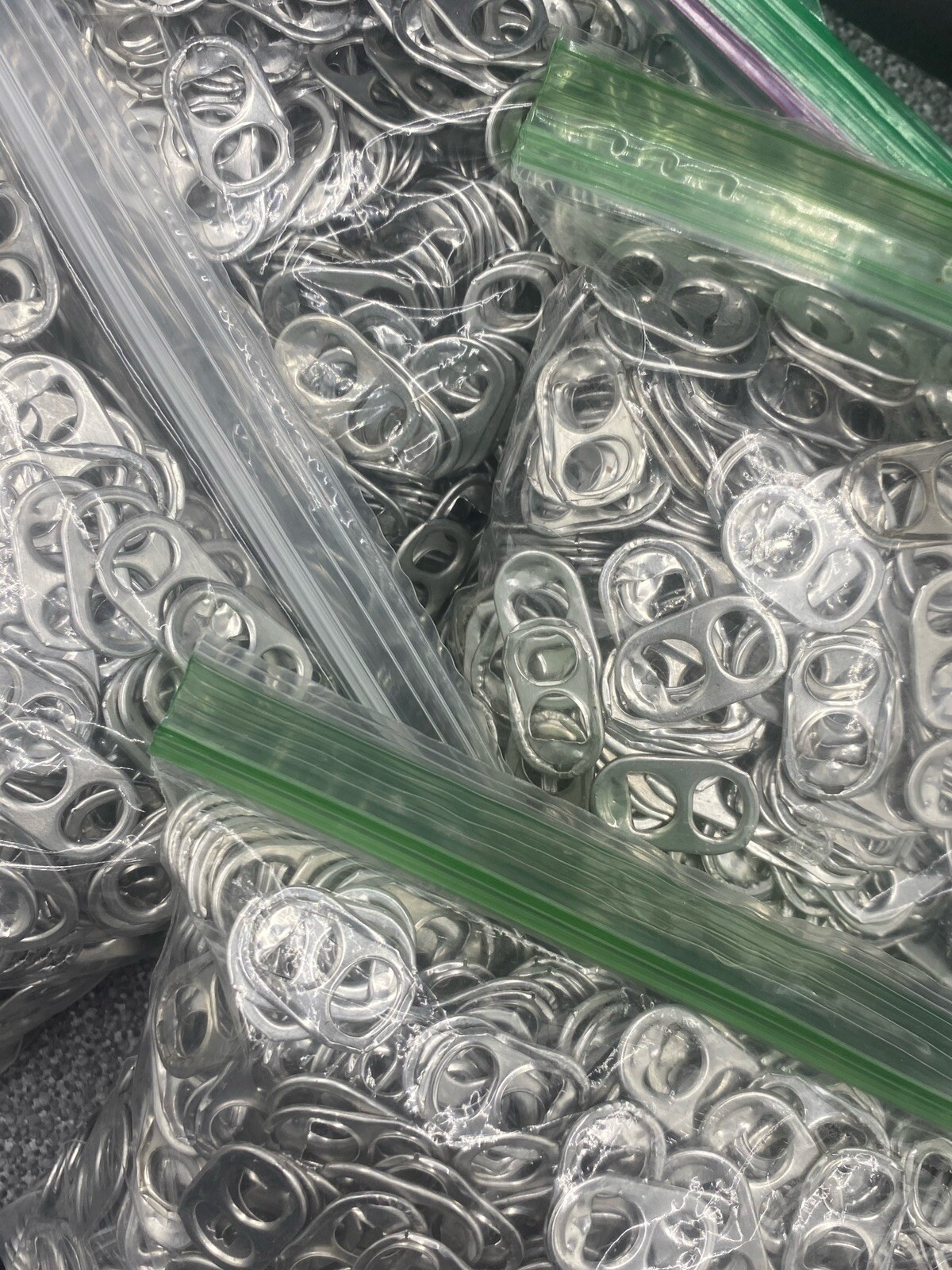 5000+ Aluminum Can Tabs Soda Pop Tops Beer Pull Tabs Charity Metal