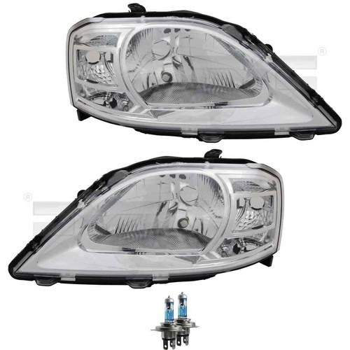 Johns, Fari H4 sinistro destro set adatto per Dacia Logan MCV KS & lampadine