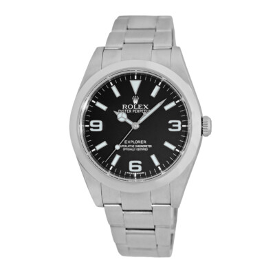 ROLEX Stainless Steel 39mm Explorer I Box Lifetime Warranty