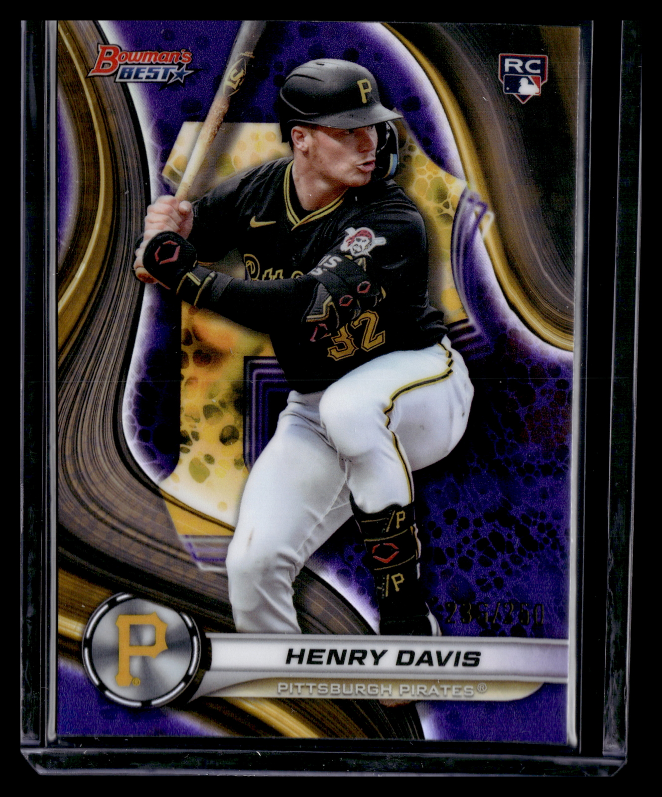 2024 Bowman's Best #50 Henry Davis Purple Refractors #/250