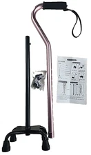 BeneCane Quad 56-75 in Walking Cane Best Stability Comfort Lightweight 1.5 lb