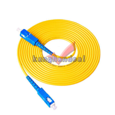 10PC 1M SC UPC to SC UPC Simplex 3.0mm PVC Single Mode Fiber Patch Cable Jumper