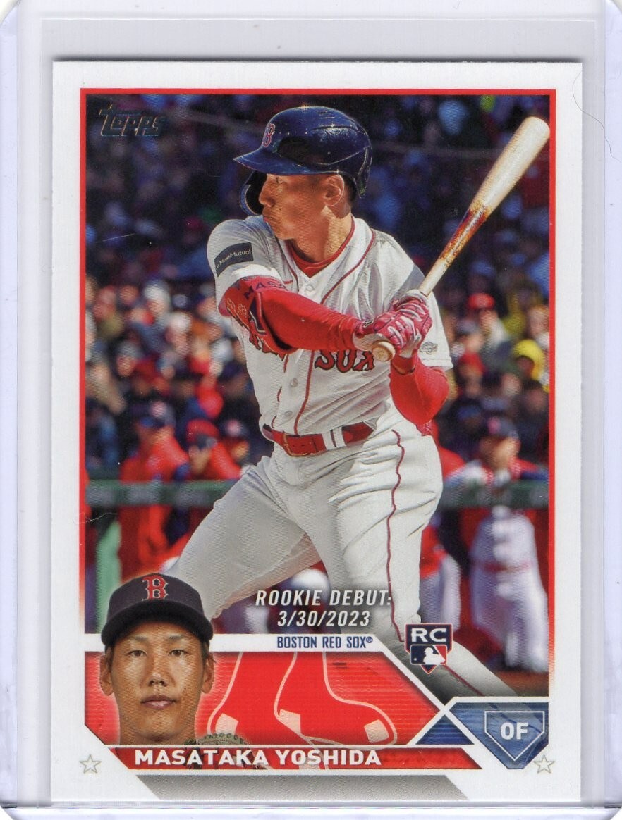 Masataka Yoshida MLB Debut Rookie RC 2023 Topps Update Card